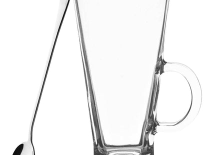 Latte -Dessertlepels Set van 6 - RVS - 19,7 cm - Zilver