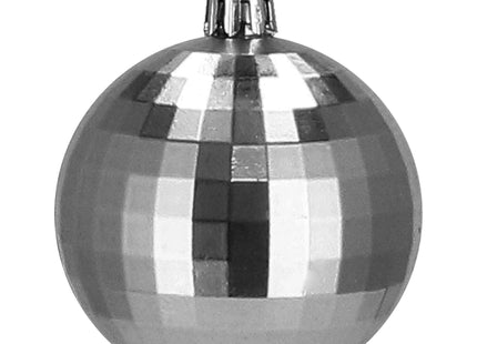 Kerstballen | 20 Stuks | 6 cm | Grijs