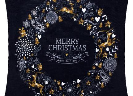 Sierkussenhoes | Kussenhoes | Kussensloop | Woonaccessoires | 40 x 40 cm | 1 Stuk | Kerst | Merry Christmas