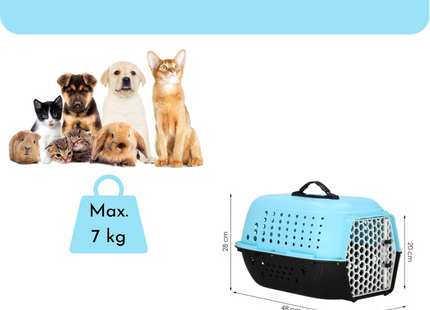 Springos Reismand | Reismand kat | Blauw/Zwart