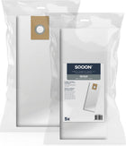 SQOON® Stofzuigerzakken Geschikt voor Ghibli AS8 / AS9 / AS27 - 5 Stuks