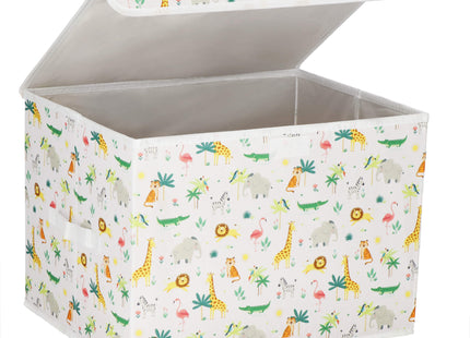 Speelgoedkist - 40 L - Meerkleurig -  Dieren  - 42 x 32x 30 CM