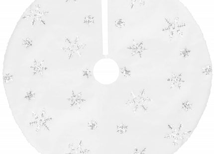 Kerstboomrok | Kerstboomkleed | Kerstboomversiering | 90 cm | Wit