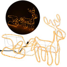 Rendier Met Slee | 192 LED Lampjes | Warm Wit