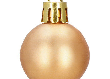Kerstballen | 54 Stuks | 3 cm | Koper/Paars/Wit/Blauw/Lichtblauw/Grafiet