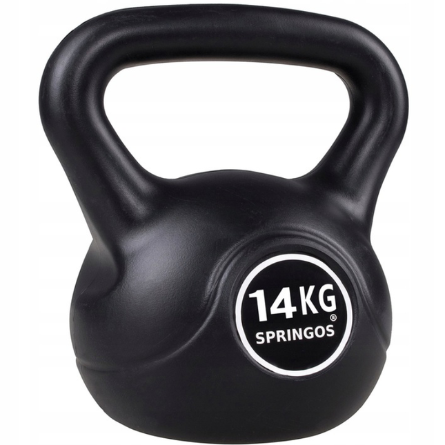 Kettlebell | Zwart | 14 kg