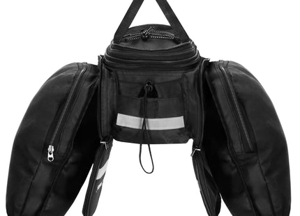 Fietstas - Bagagedrager - Polyester - Polyurethaan - 8 L - Zwart