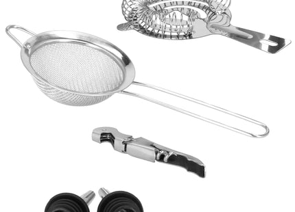 Cocktail Set | 11-Delige Cocktail Shaker Set | RVS | Zilverkleurig