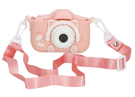 Digitale Camera - Kindercamera - Kindvriendelijk - Kitten - Roze