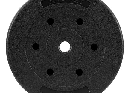 Halterschijf | 1 x 10 kg | Kunststof | Zwart | 29 MM