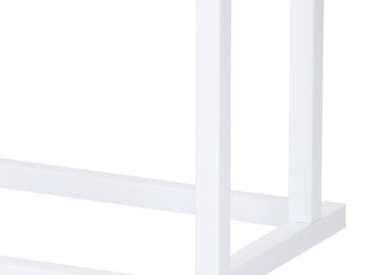 Handdoekrek | Metaal/Hout | Staand | Wit