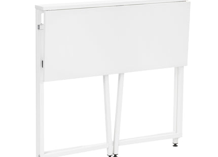 Bureau – Werkbureau – Computer Bureau – Bureautafel – Opklapbaar – 80 X 75 X 40 CM – 30 Kg - industriële - Wit