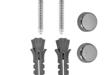 WC Rolhouder | Toiletrolhouder Met Plank | Chroom | Zwart/ Grijs