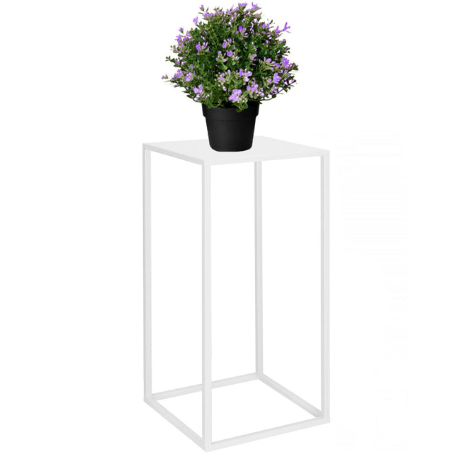 Plantenzuil | Plantentafel | Planten Etagère | Metaal Wit | 40 cm