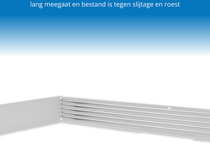 Wanddroogrek - XXL Model - Wasrek - Inklapbaar - Uitschuifbaar - 100 cm - 5 Meter Drooglengte - Wit