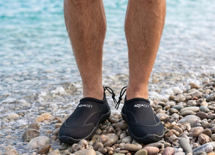 Waterschoenen - AQUA Shoes - Sneldrogend - Rubber - Unisex  - Zwart - Maat 45