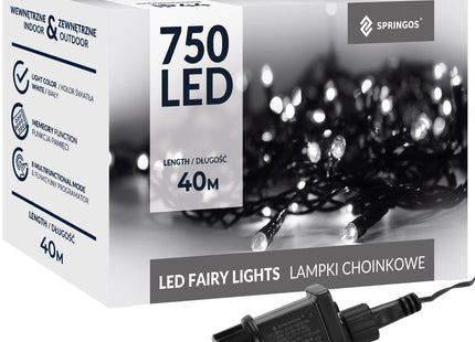 Kerstverlichting | 37,5 m | 750 LED | Koel Wit