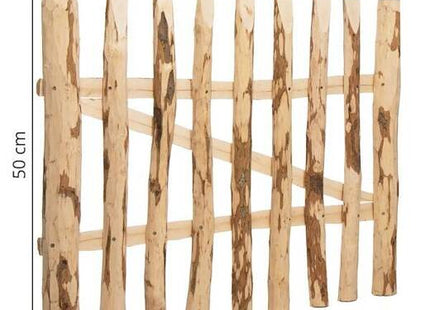 Poort - Schapenhek - Tuinhek  - Hazelaarhout  - Wicket - 50x100 cm - Bruin