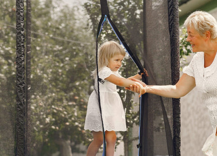 Trampoline | Trampoline met veiligheidsnet | Tuin | 365 cm | Zwart