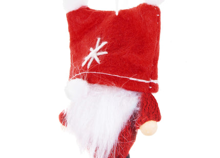 Kerstkabouter -  Kersthanger - Kerstdwerg - Kerstversiering - Rood - 8 cm