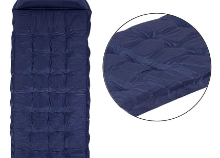 Slaapmat - 200 cm - Zelfopblazend - Inclusief Hoes - Blauw