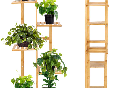 Plantenstandaard - Bloemenstandaard - Bloementrap - Hout - 5 -laags - 20X40X102 CM