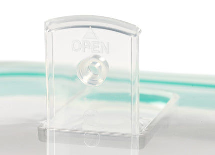 Voedselcontainer - Voorraadpot - Tempratuurbestendig - Keukenaccessoire - Set Van 8 - Borosilicaatglas - Kunststof