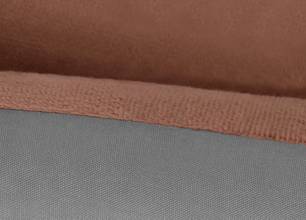 Hondenmand | Kattenmand | Polyester | 45x39x13,5 cm | Bruin/Grijs | Maat S