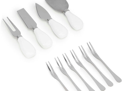 Serveerplank 14 Delige Set | Snijplank | Bamboe Snijplank | 30 x 40 cm