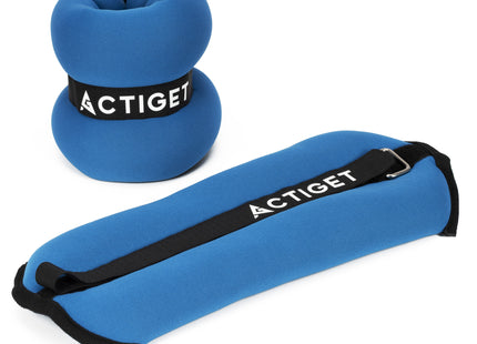 Pols- en enkelgewicht | 2 Stuks | 2 kg | Blauw