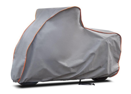 CarPassion Pure Motorhoes - Beschermhoes - Waterdicht &amp; Vorstbestendig - Maat S - Grijs - 205 x 120 cm