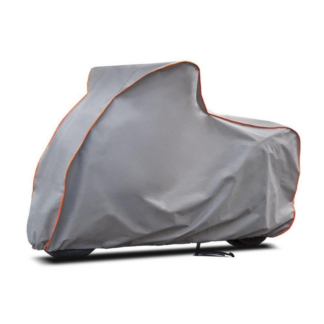 CarPassion Pure Motorhoes - Beschermhoes - Waterdicht &amp; Vorstbestendig - Maat S - Grijs - 205 x 120 cm