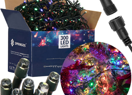 Kerstboomverlichting | Met 300 LED Lampjes | 18 M | Multicolor