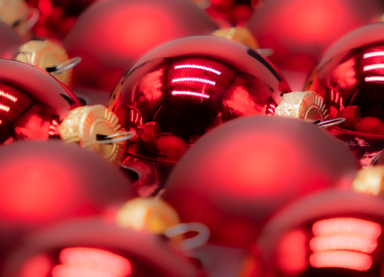 Kerstballen Glas | 30 Stuks | Glas | Glans | Rood