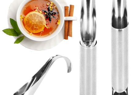 Theezeef | Thee infuser | 15 cm | Zilver