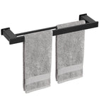 Handdoekrek | Handdoekrek Badkamer | 50 x 12 cm | Zwart