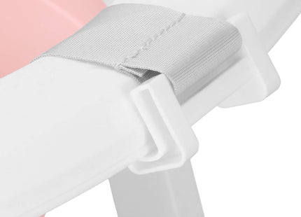 Opvouwbaar Baby Bad - Opvouwbaar - Draagbaar - Met Stop - Thermometer - Tot 12 Maanden - 40 L - Wit - Roze - 79 x 49 x 22 cm