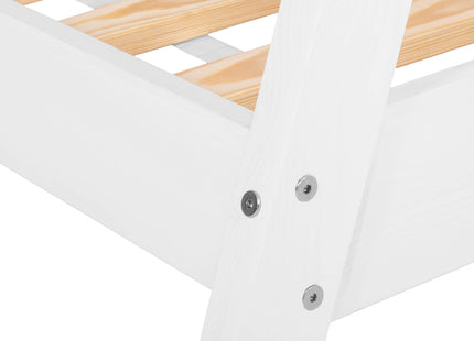 Kinderbed - Tipibed - Frame - Hout - Wit - 145 x 75cm