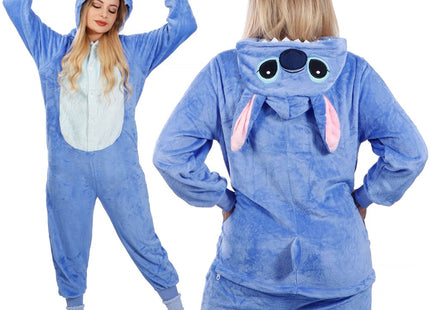 Onesie Volwassenen | Maat L | Blauw