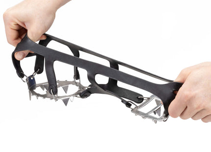 Sneeuwgripzolen Voor Wandelschoenen - Spikes voor Schoenen - Anti Slip - Zwart- 36-40