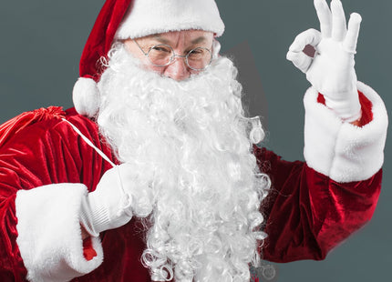 Kerstman Kostuum | Kerstman Pak | Verkleedkleding | 9-Delig | Rood/Wit