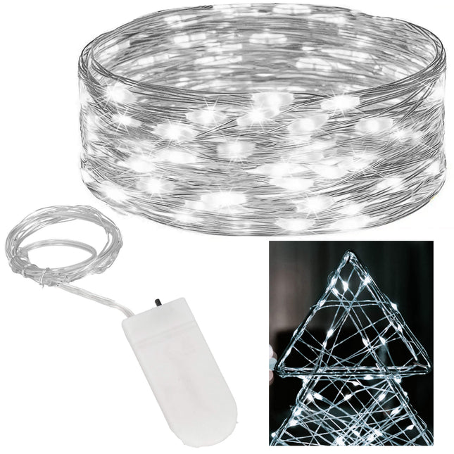 Kerstverlichting | Batterij | 30 LED | Koel Wit