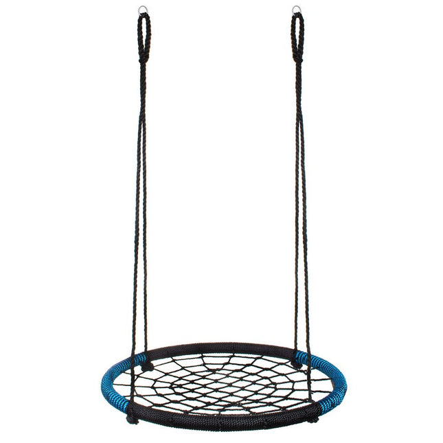 Nestschommel | Kinderschommel | Ø100 CM | Max 100 KG | Blauw/Zwart