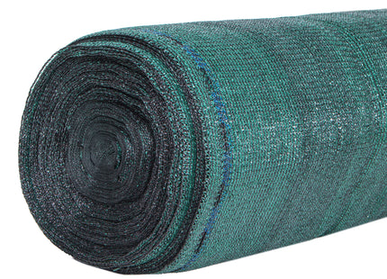 Zichtbreeknet | Zichtdoek | Privacynet | Schaduwdoek | Rol 1 x 25 m | 90 % Schaduw | 140g/m² | Groen