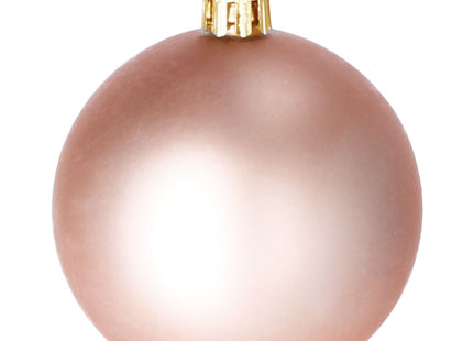 Kerstballen & Piek | 51 Stuks | Roze/Rosé/Goud