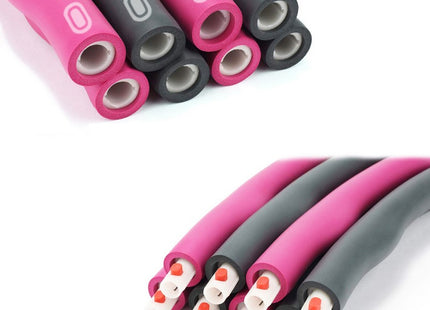 Fitness Hoelahoep | 100 cm | Roze/Grijs