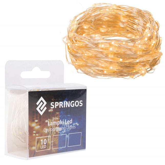 Kerstverlichting | 0.9 m | Waterdicht | Op Batterij | LED-Verlichting | Warm Wit