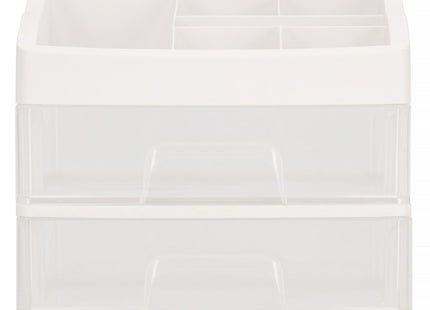 Organizer | Organizer Bakjes | Cosmetica Organizer | Wit / Transparant