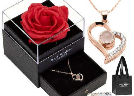 Eeuwige Roos - Geschenkdoos - Geschenkbloem - Valentijnsdag - Liefde - Rood