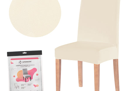 Stoelhoes - Voor Eetkamerstoelen - Met Stretch - Beige